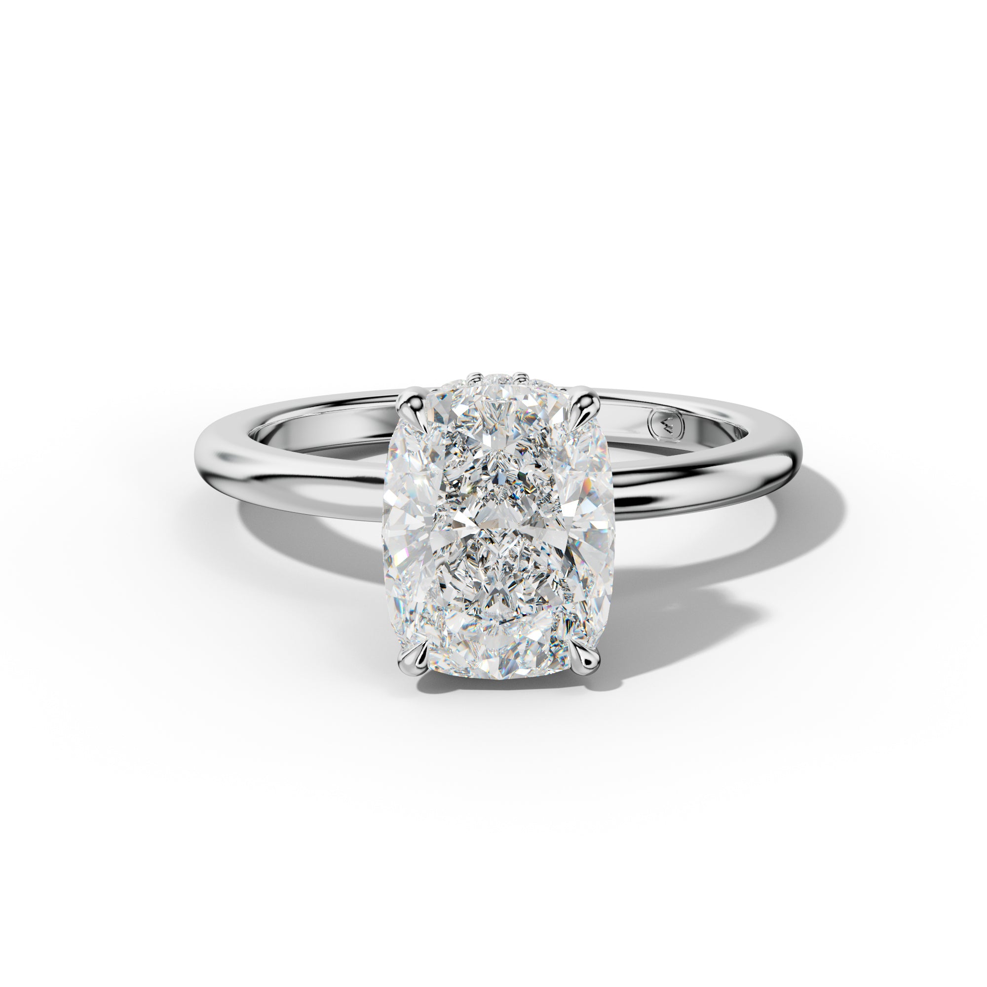 Sophia Elongated Cushion Cut Diamond Engagement Ring